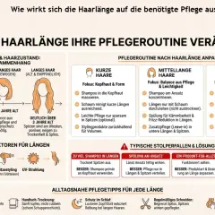 Normales Haar braucht je nach Länge unterschiedliche Pflege. Kurzes Haar ist pflegeleicht, mittellanges braucht Balance, langes Haar gezielten Schutz.