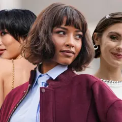 Drei Frauen mit stilvollen Bob-Frisuren, von kurz und gerade bis schulterlang und gewellt.
