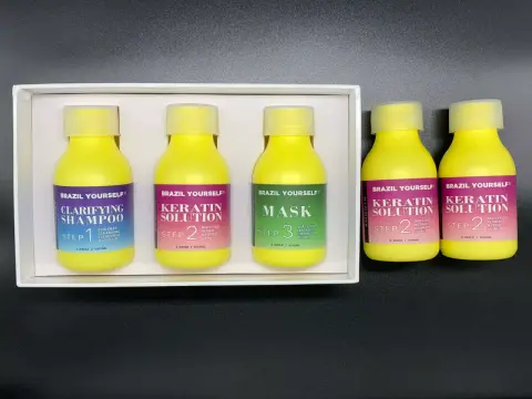 Brasilianisches Keratin-Kit für zu Hause sicher anwenden