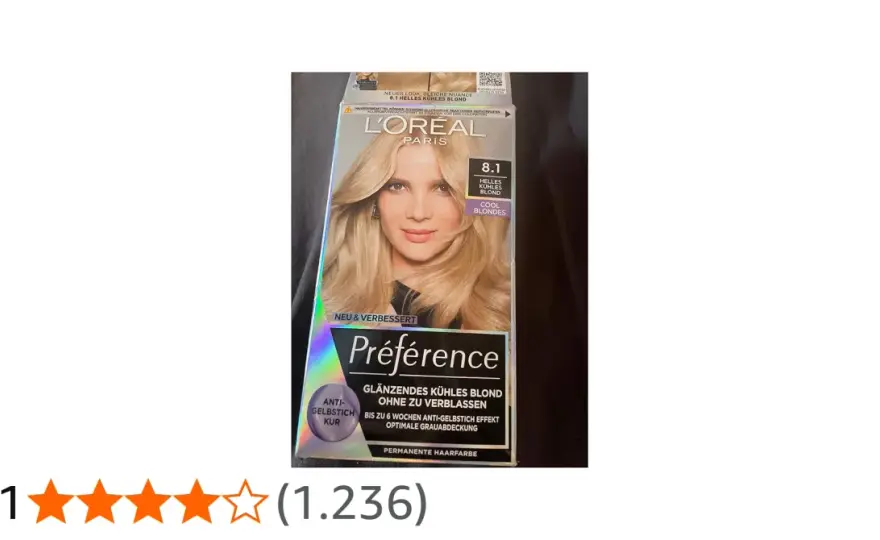 L'Oréal 8.11 - Kühles Hellblond ohne Gelbstich?