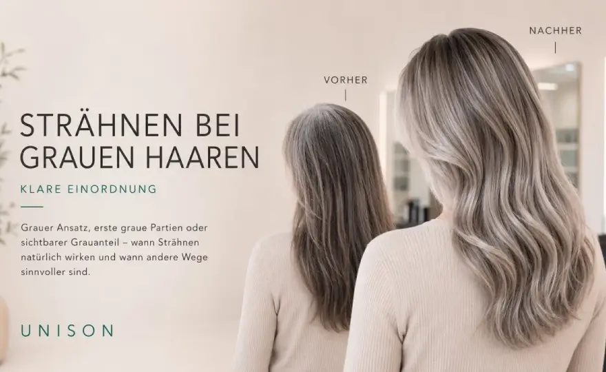 Welche Haarfarbe kaschiert graue Ansätze am besten?
