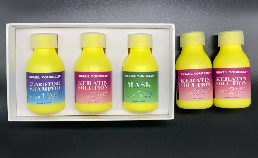 Brasilianisches Keratin-Kit für zu Hause sicher anwenden