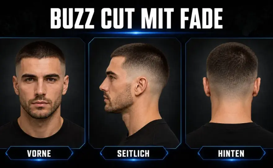Buzz Cut Taper Fade - Längen, Varianten und Pflege