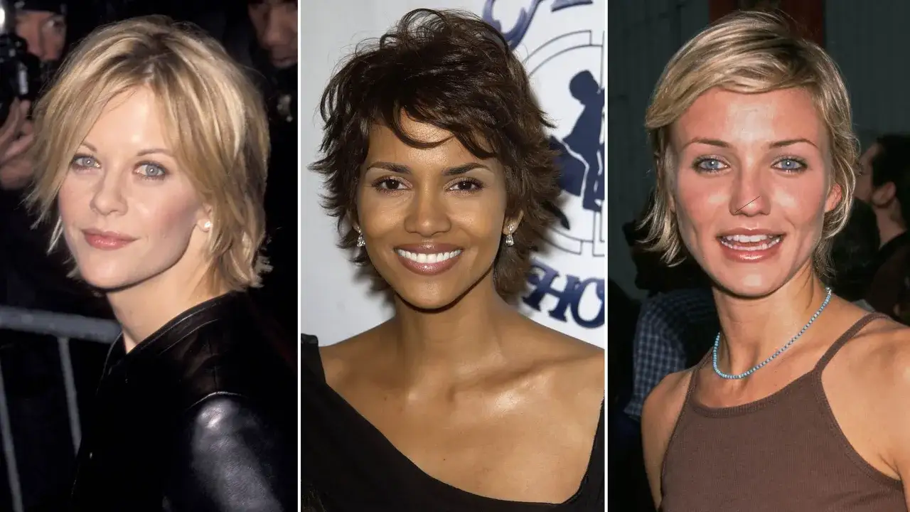 Meg Ryan, Halle Berry und Cameron Diaz zeigen ihre stylischen Bixie-Schnitte.