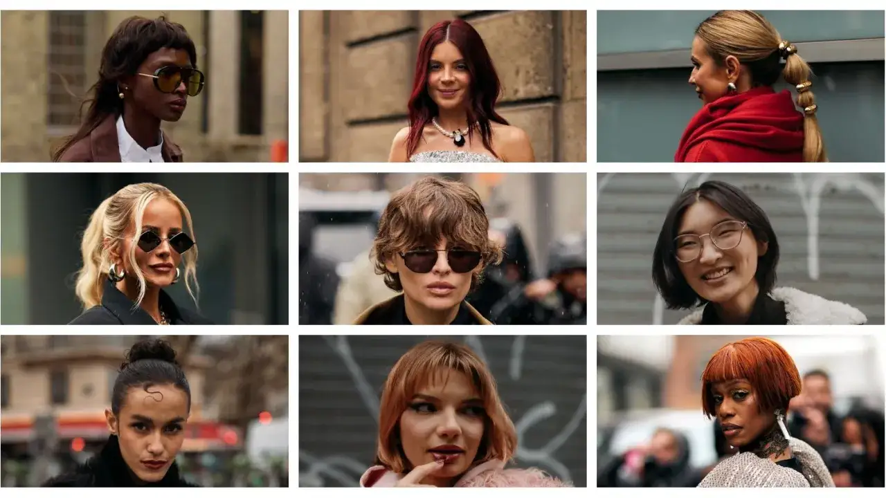 Vielfalt an Frisuren: Von kurzen Schnitten bis zu eleganten Zöpfen – Inspiration für die Frisuren 2026.